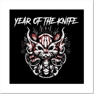 year of the knife and the dark fox Posters and Art